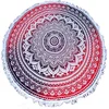 Indian Mandala Beach Towel Cotton Handmade Yoga Mat Roundie Tapestry