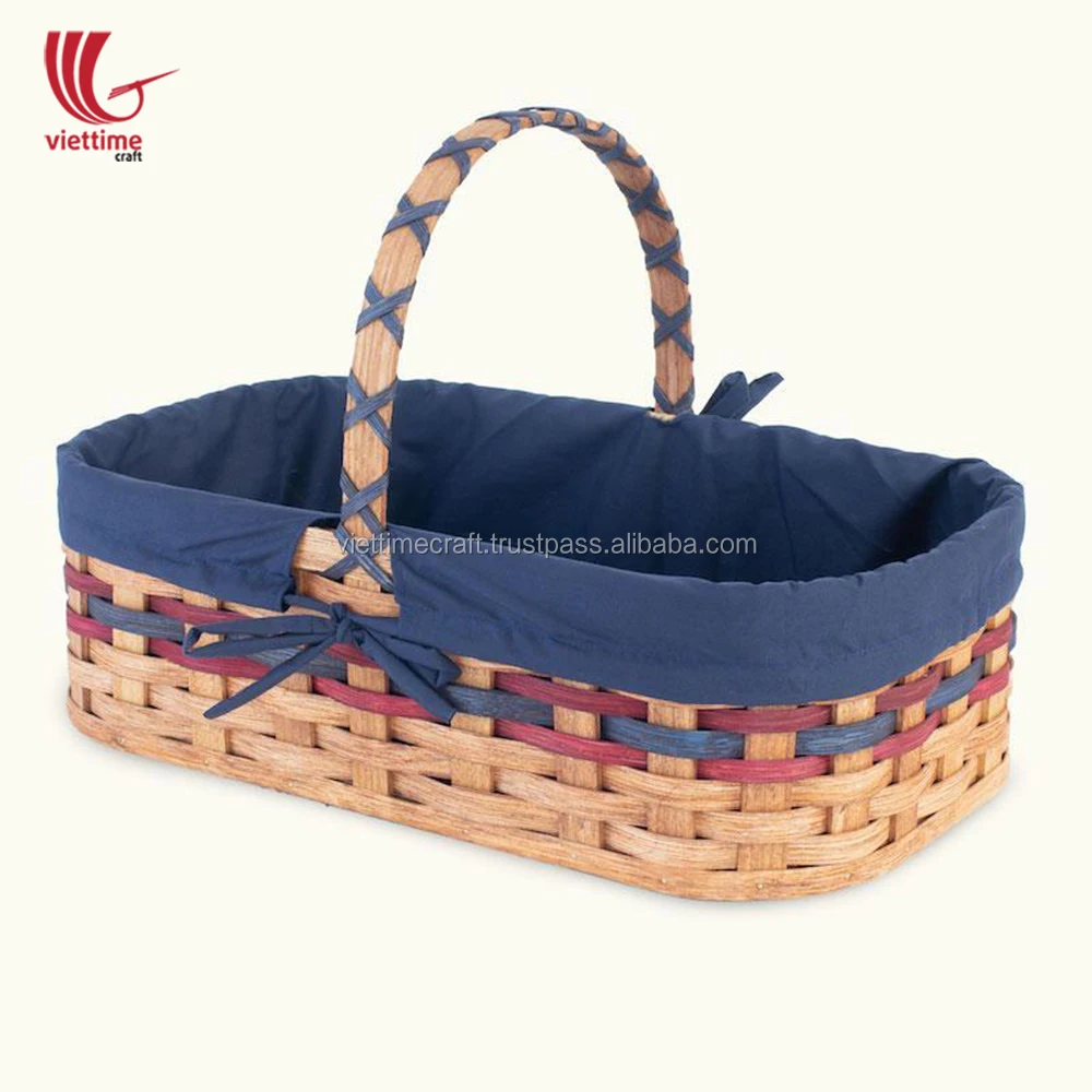 new design handcraft woven bamboo picnic basket/ basket picnic