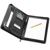 Multi Function PU Leather File Folder / Eco-friendly Folder File / Fashionable Office File Folder With Card Slots