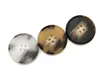 Plastic horn effect button polyester 4 holes button