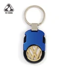 Custom Plastic Shopping Trolley Metal Coin Keyring