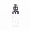 Christmas gift novelty 500ml personalized electroplate snowman shaped plastic cocktail martini shaker bar shaker
