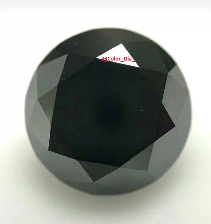 الماس الأسود الطبيعي فضفاض مصقول الماس الأسود سعر الجملة من الهند 1ct إلى 10ct الحجم