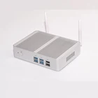 3 Years Warranty i3 i5 i7 Linux System Fanless Mini PC for Digital Signage