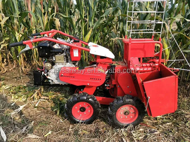 Hot New High Quality Agricultural Machinery Mini Maize Small Corn Harvester 