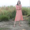 La'ethnic Peach colour stone work ladies salwar suit with dupatta