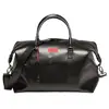 Custom high quality luxury men leather duffel bag