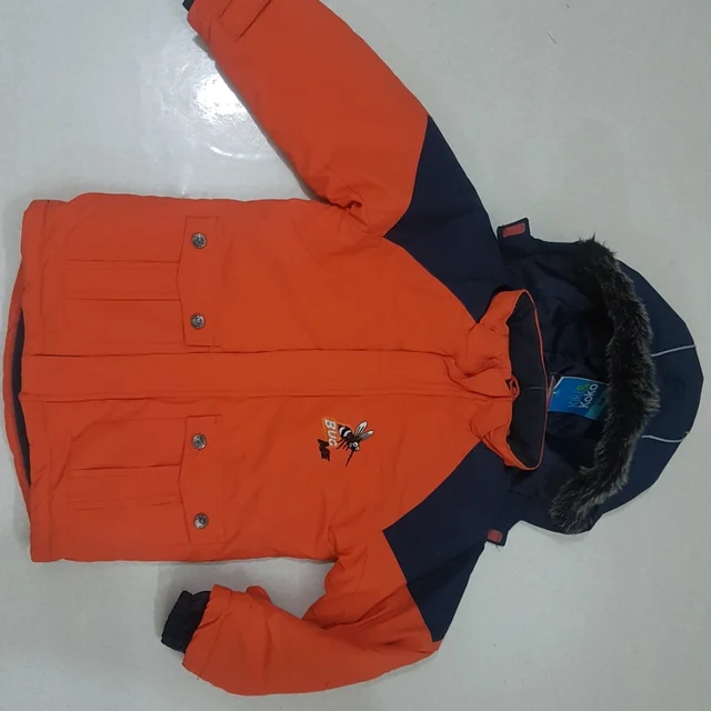 100% export boys hooded jacket/surplus/overruns boys jacket for