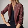 Autumn season cheap ladies coats female leather jackets Jacket 2018 Exploding