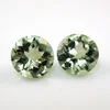 12mm Natural Green Amethyst Faceted Round Cut Loose Gemstones
