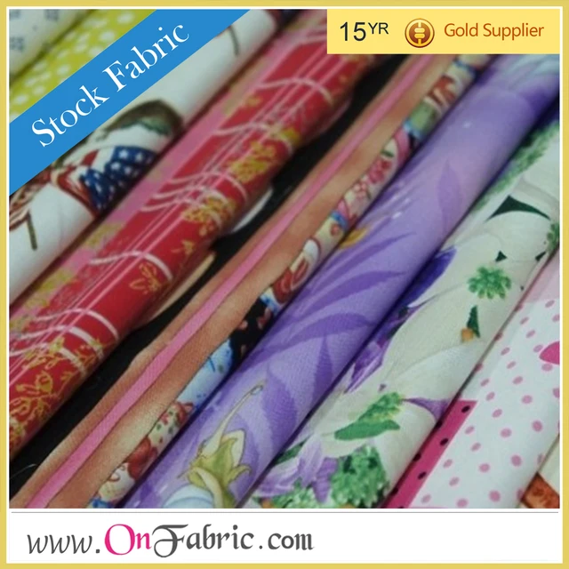 140 gsm 44 craft woven printed cotton fabric for kids/craft