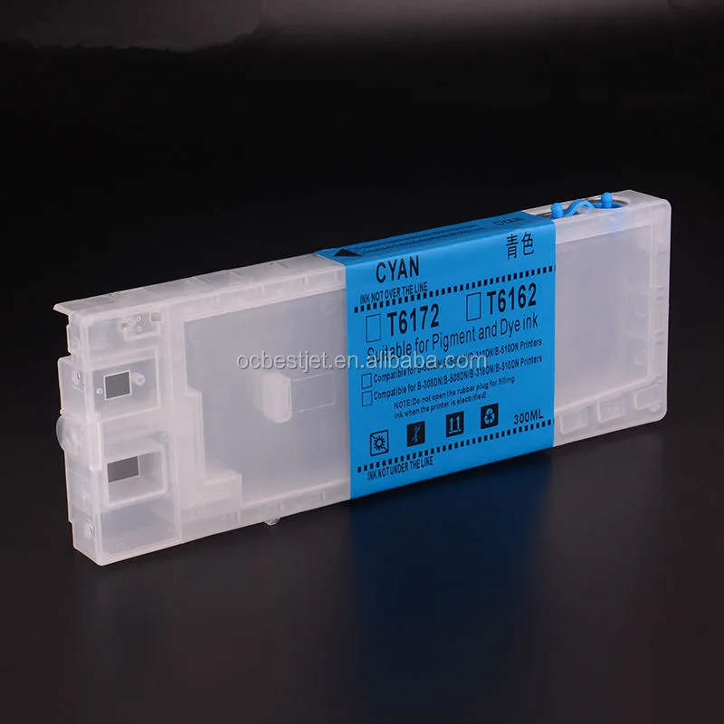 Ocbestjet Empty Refill Ink Cartridge For Epson B300n B500n