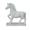 White Indian Marble Horse Statue Sculpture