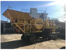 < SOLD OUT>USED KOMATSU MOBILE JAW CRUSHER BR200JG-2 FROM JAPAN