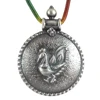 Antique design hammered pendant wholesale indian 925 sterling solid plain silver jewelry pendants