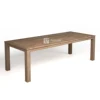 teak outdoor furniture dining table solid wood with koplat top