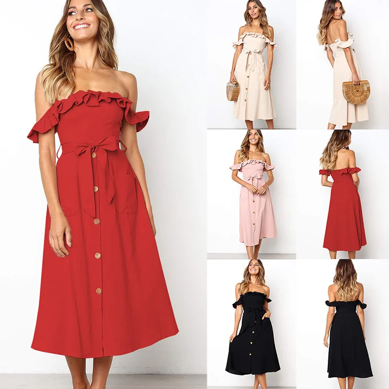 Hot Sale 2019 Summer New Style Women vintage Dress women fashionable Dress Lady ruffle dress Clothes
Hot Sale 2019 Summer New Style Women vintage Dress women fashionable Dress Lady ruffle dress Clothes