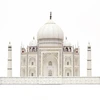 Miniature Taj Mahal Model~ Indian White Marble Decorative marble taj mahal