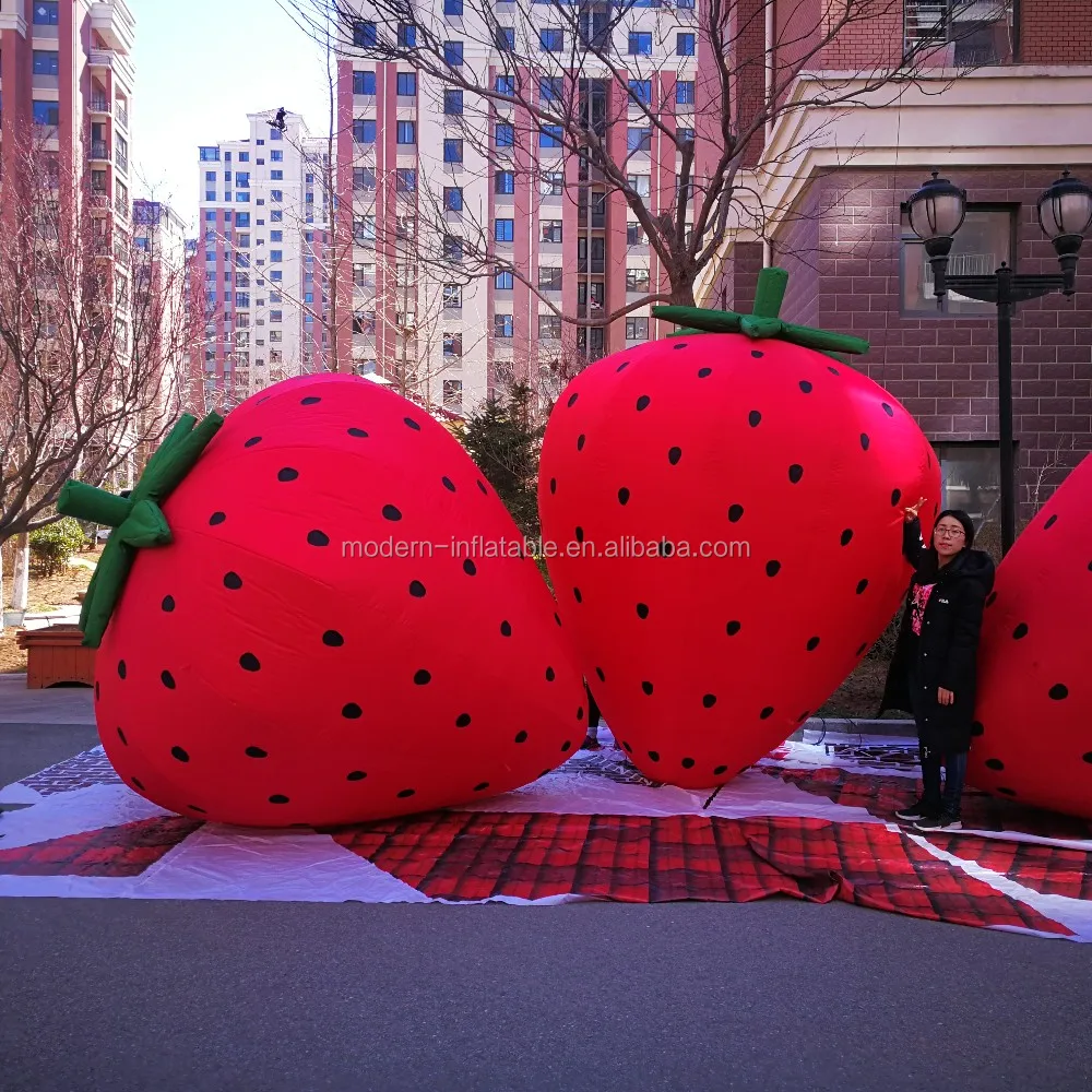 10 英尺充气草莓草莓节活动广告