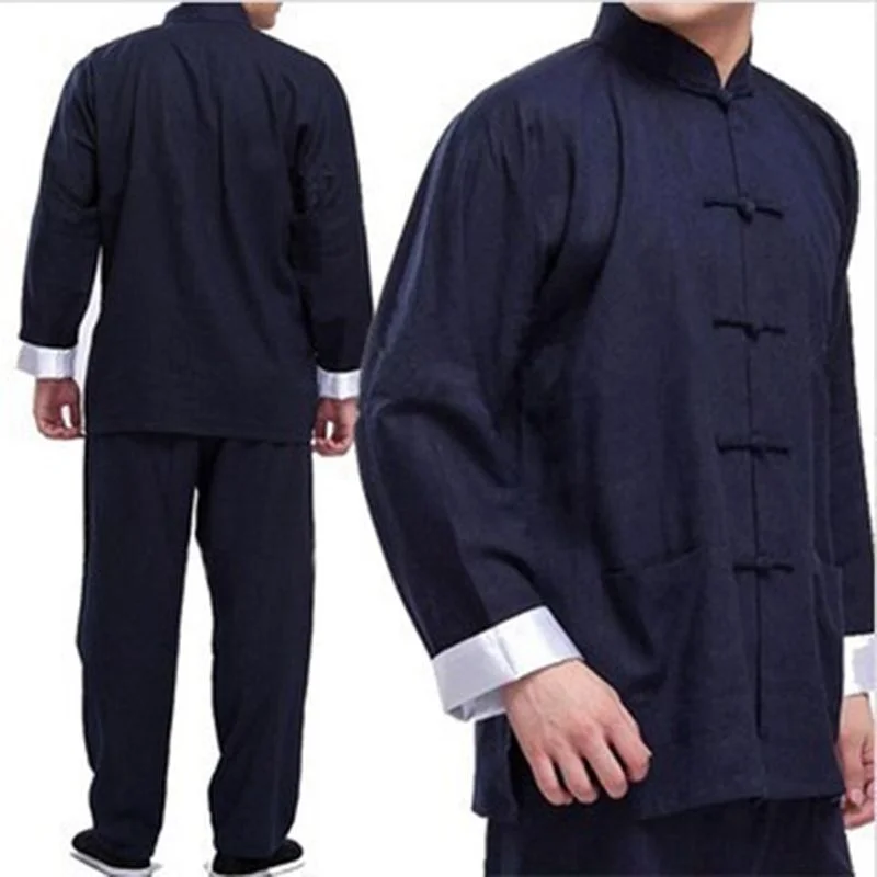 Kung Fu uniforme artes marciales uniforme de poliéster de algodón artes marciales uniforme