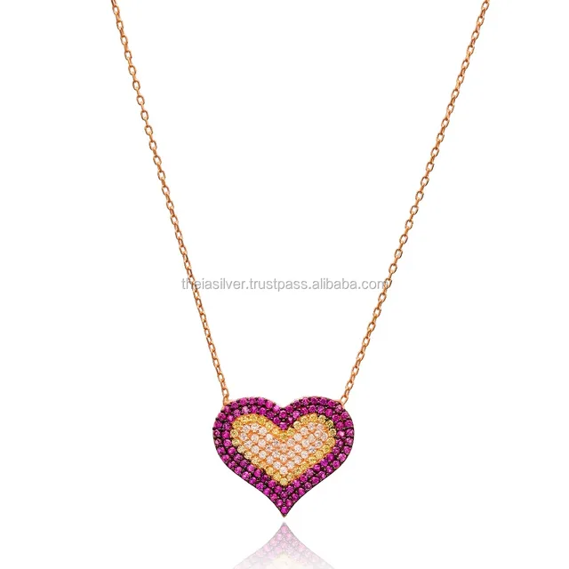 turkish wholesale handmade 925 sterling silver heart minimal