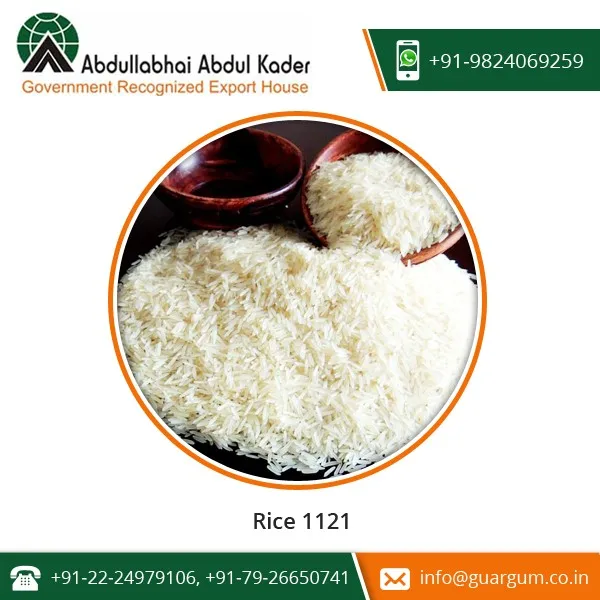 Authentic Supplier of Sortex Free Delicious 1121 Sella White Basmati Rice for Cooking