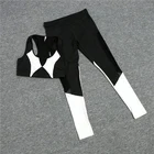 Wholesale custom newest sport leggings women yoga leggings and top fashion sport women tracksuit set