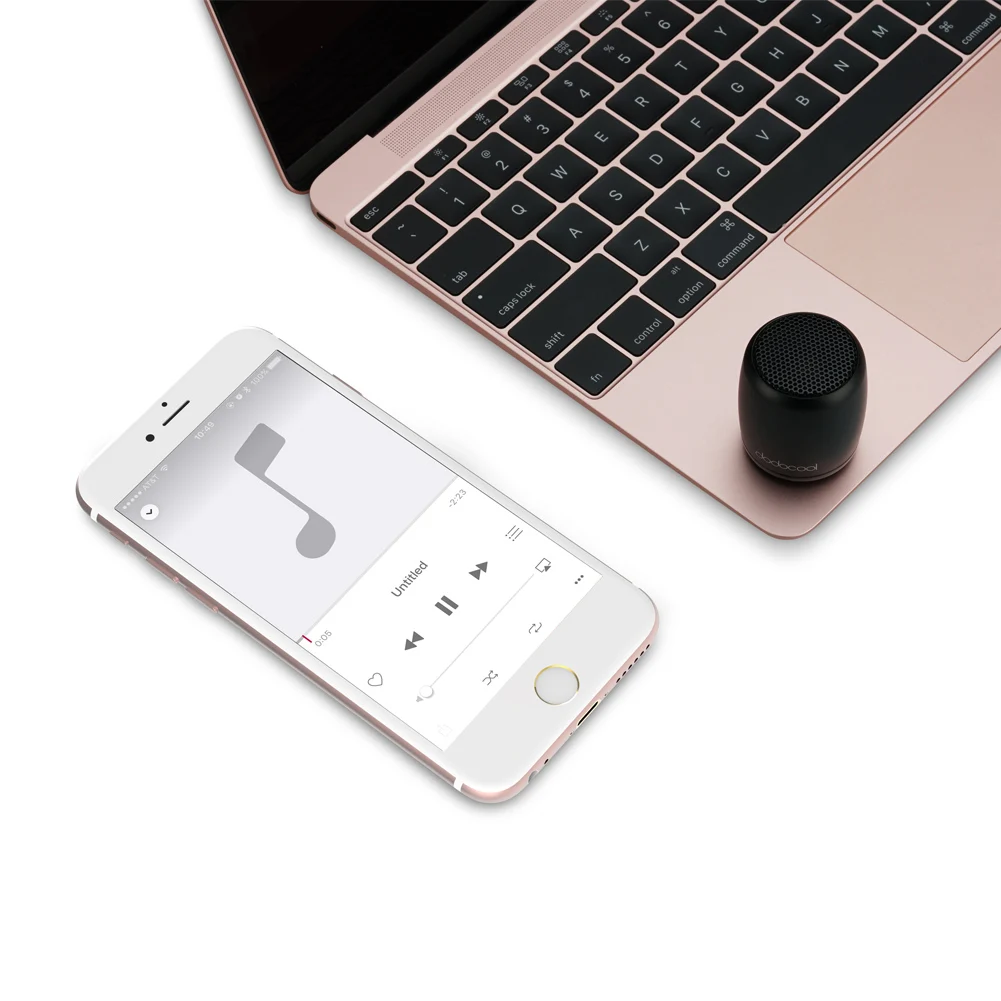 dodocool Mini Portable Rechargeable Wireless Speaker Maximum 4-Hour Playtime / 33-Feet Wireless Range DA84B-1 - ANKUX.COM