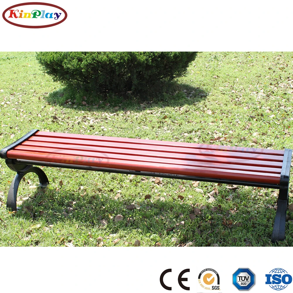KINPLAY brand garden furniture wood plastic composite morden wooden park outdoor bench