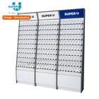 Floor Standing Wall Mount Cell Phone Display Case with Backlit Light Phone Case Display Rack Shelf
