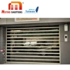 Commercial Door Polycarbonate transparent roller shutter Aluminum front door