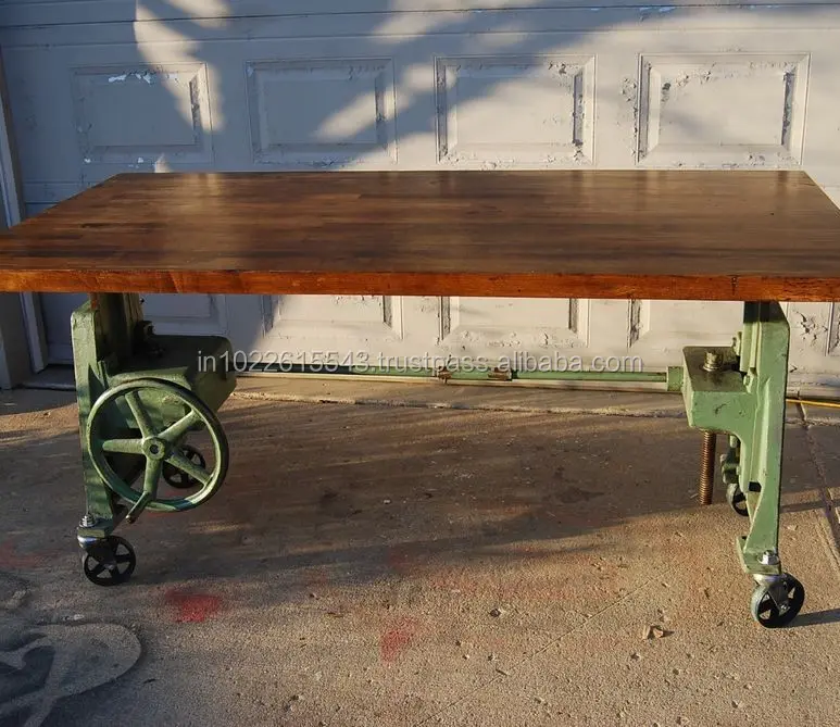 Crank Industrial Dining Table