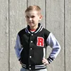 2018 Pakistan Oem Kids Black Polar Fleece Jacket Zip Round Neck Jackets For Boys