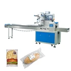 Fully Automatic Plastic Bag Bakery Sliced Bread Sandwich Donut Chapati Packing Machine Sales