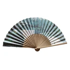 Hand Fan Frame For Folding Hand Fan Custom Made Craft Bamboo Ribs Hand Folding Fan Frame For Gift