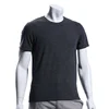 Mens Plain Black T-Shirt Top Quality