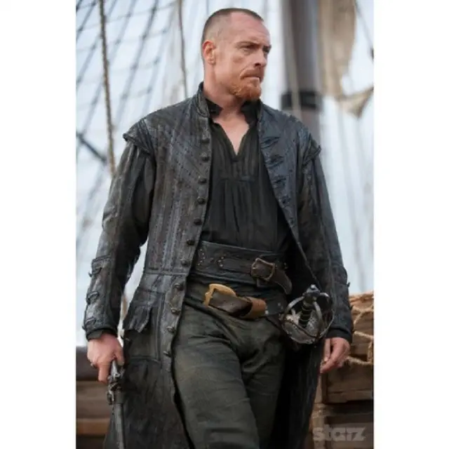 pirate captain flint black sails s3 halloween leather costume