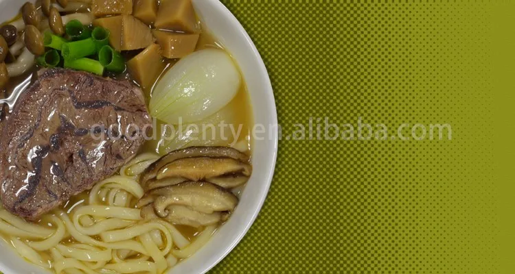 stewed beef noodles with mushrooms (600g)