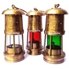 Nautical Solid Brass Hanging Miners Oil Lamp Ship Lantern