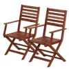 solid wood folding garden chairs