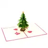 Handmade paper craft 3D pop up christmas greeting card ,christmas card