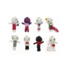 Promotional Party Gift Small Capsules Toys Charm Key Ring Voodoo Lovey String Dolls for Vending Machines