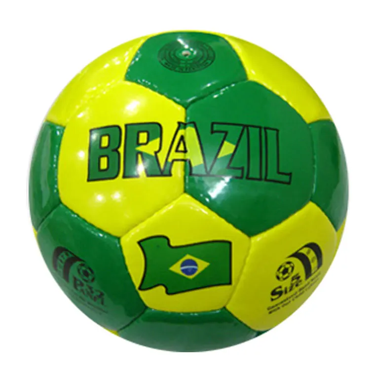 Personalizar PVC/TPU/PU de fútbol marca pelota de fútbol de cuero logotipo del equipo de todos los tamaños