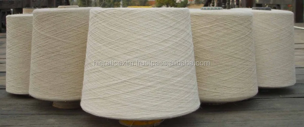 & textile raw materails  yarn  100% cotton yarn   hieraticexim