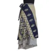 New Arrival New Indian Ladies Vintage Beautiful Women Silk Magic Wrap Skirt