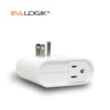 Z-Wave Frequency 120Vac Smart Plug 2 Outlet Plugin Switch Socket Built in Power Meter