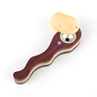 JL-183M Decorative pattern solid Wood portable washable Tobacco Pipe wholesale in stock smoking accessories