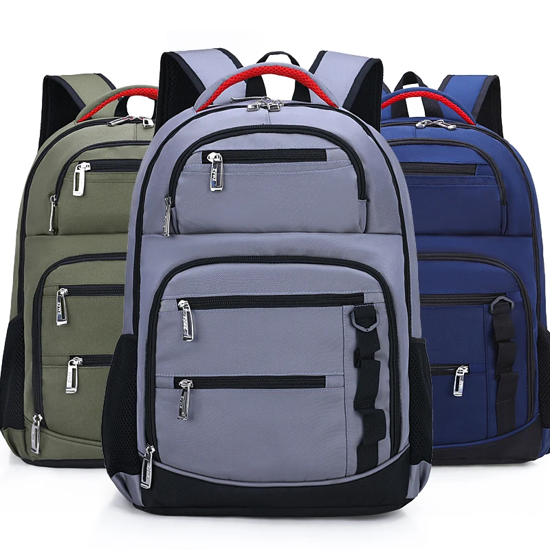 High density nylon material with multiple pockets laptop book bag, Dark blue, military green, grey
High density nylon material with multiple pockets laptop book bag, Dark blue, military green, grey