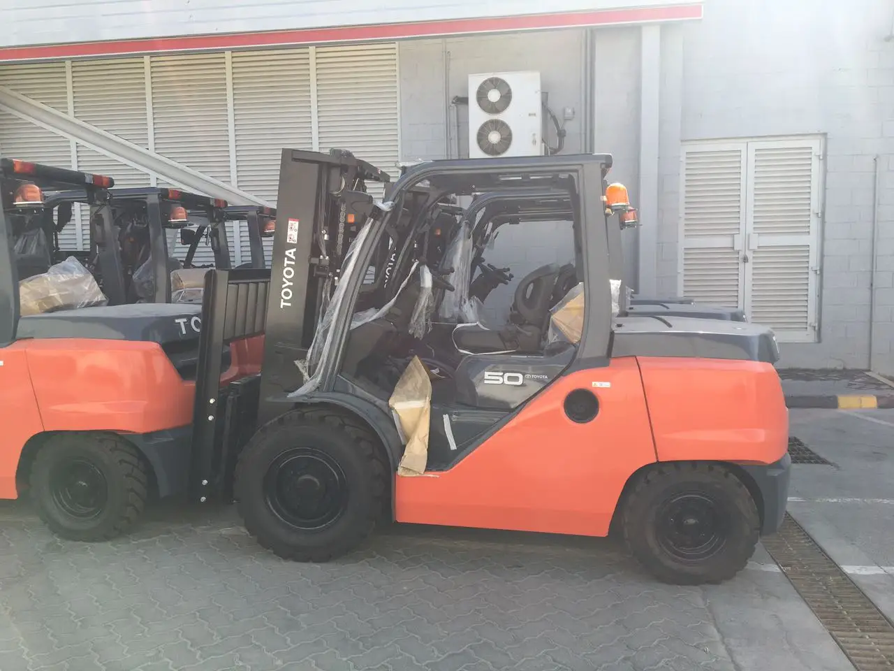 Toyota Forklift 5 Ton Diesel Engine Model 8fd50n New Forklift Sale
