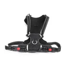 Adjustable Safety Service Cute Dog Harness Vest With Car Seat Belt Lead Clip